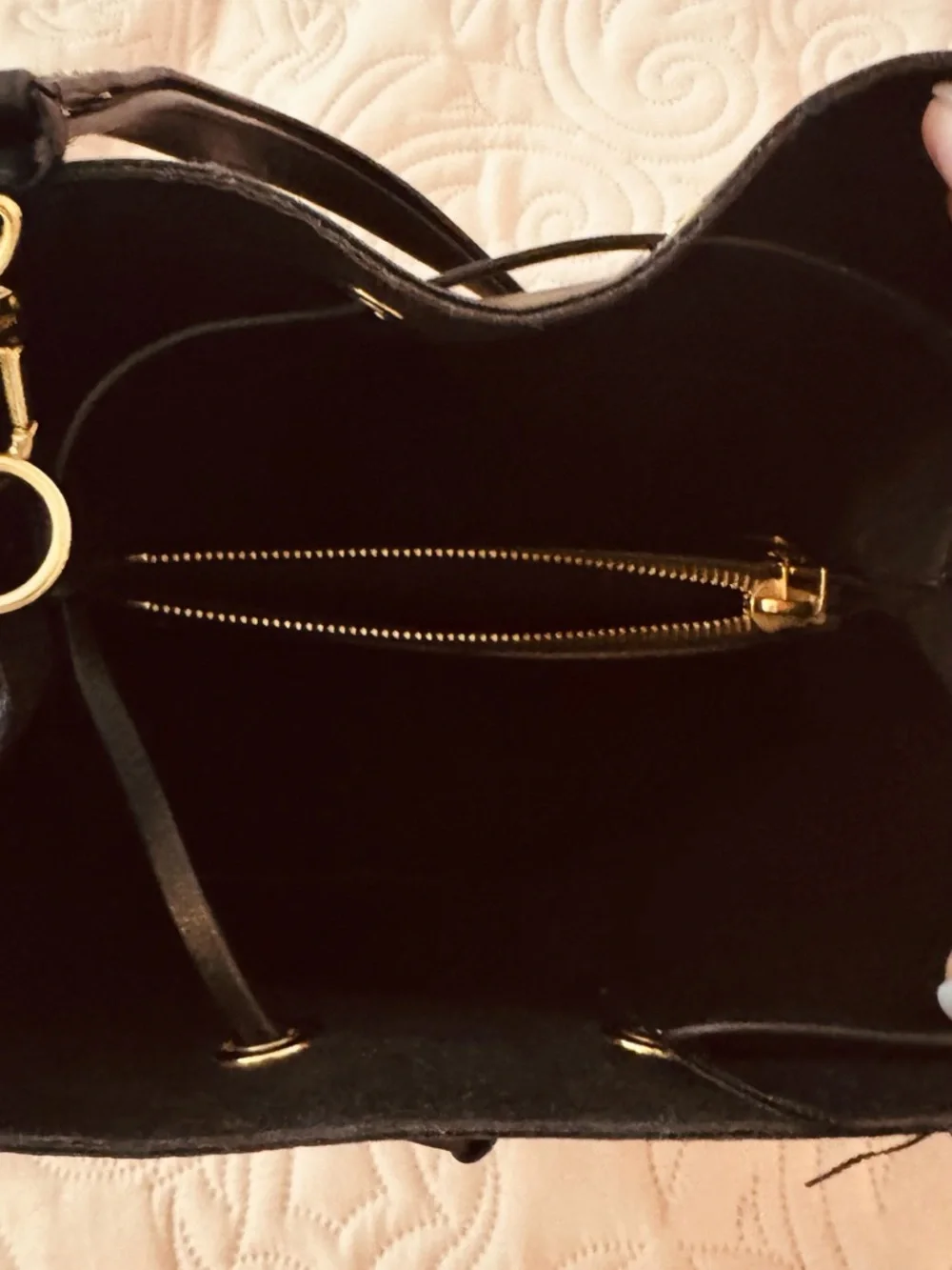 Louis Vuitton Monogram Drawstring Shoulder Bag - Brown & Gold - Picture 9 of 9